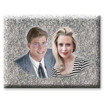 Имитация гравировки 142АГ, двойной портрет 142АГ