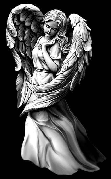 Ангел на памятник 136