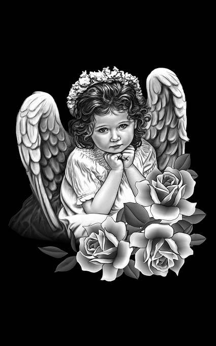 Ангел на памятник 187