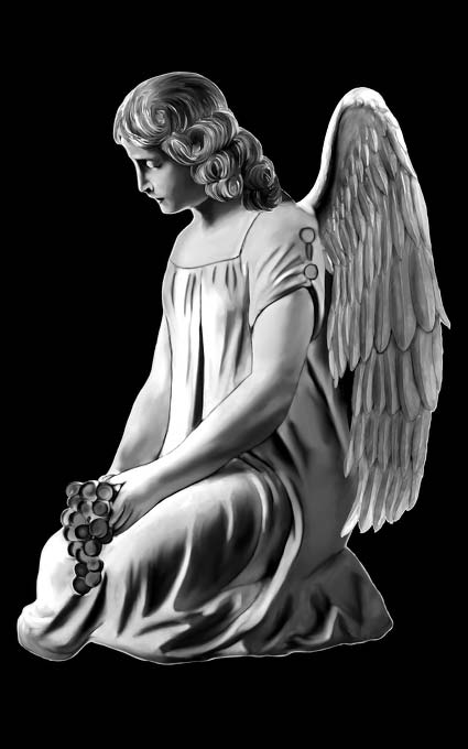 Ангел на памятник 377