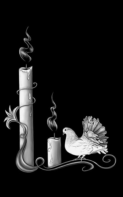 Свеча на памятник 159