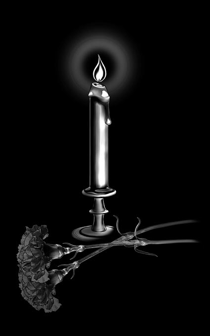 Свеча на памятник 118