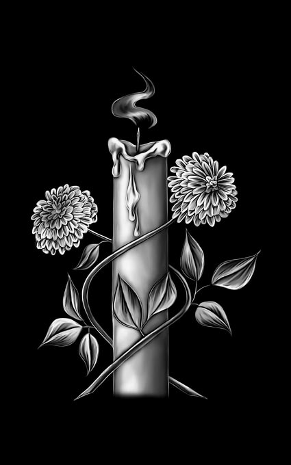 Свеча на памятник 143